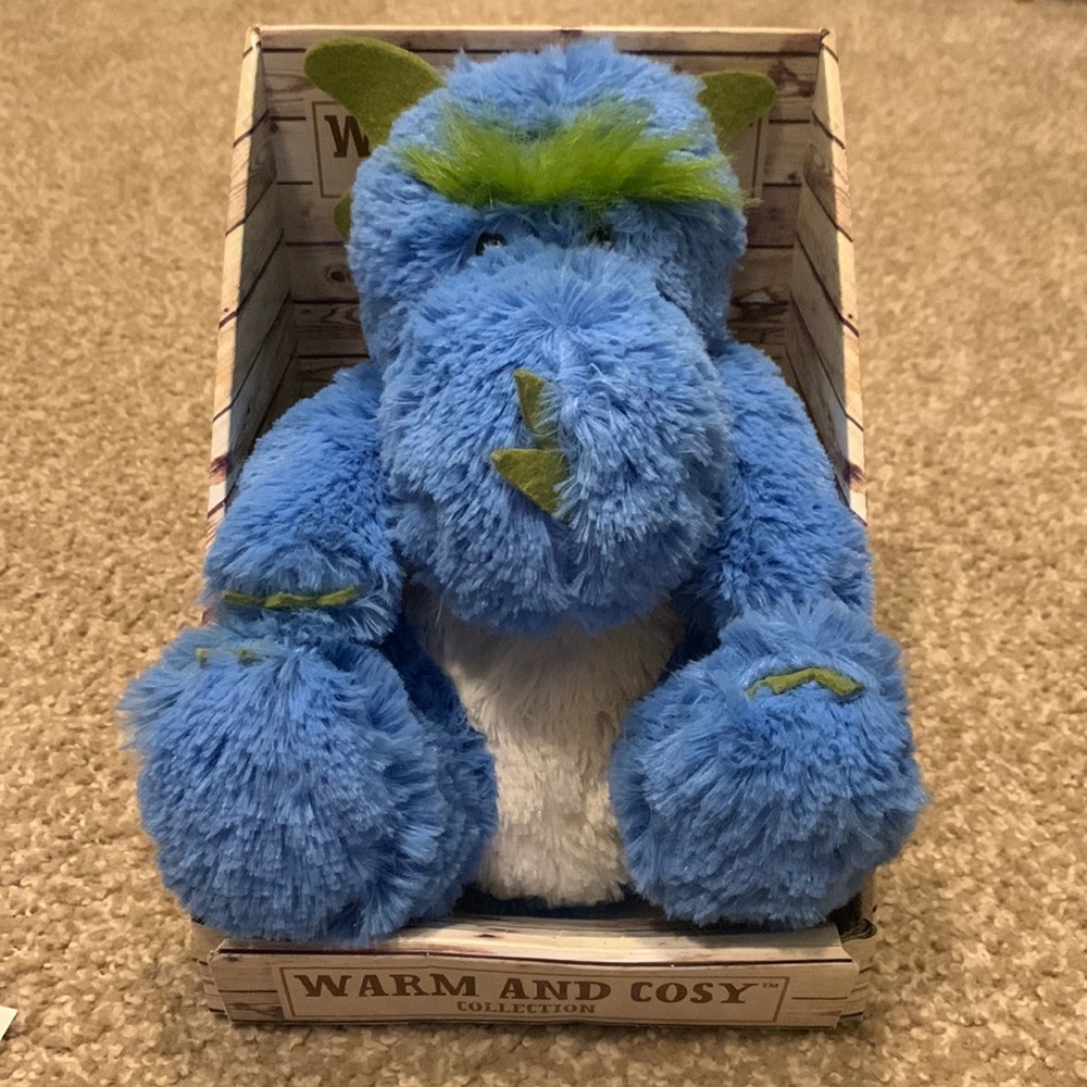 WARM & COZY STUFFED DINOSAUR